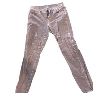 LOFT Mauve Cropped Ankle Pants